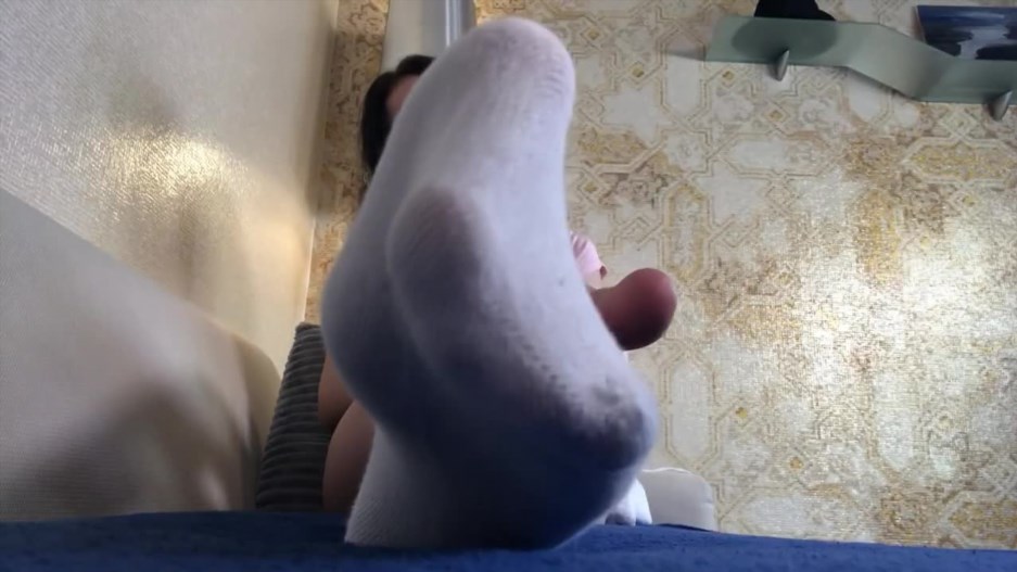 Kathrynne_GoddesFeet - White Socks Tease